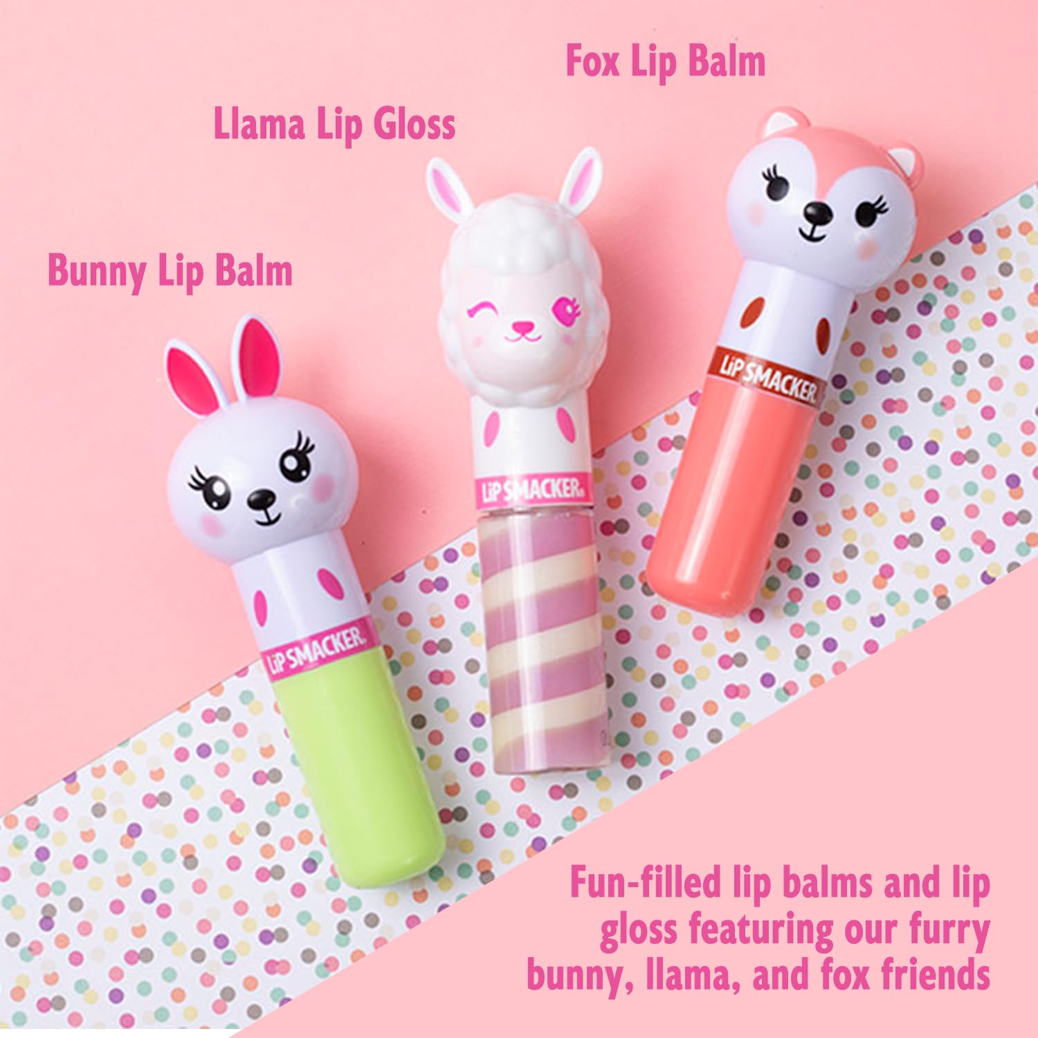 Lip Smacker Llama Fresa-Lama brillo: gloss ligero y sabor afrutado para labios