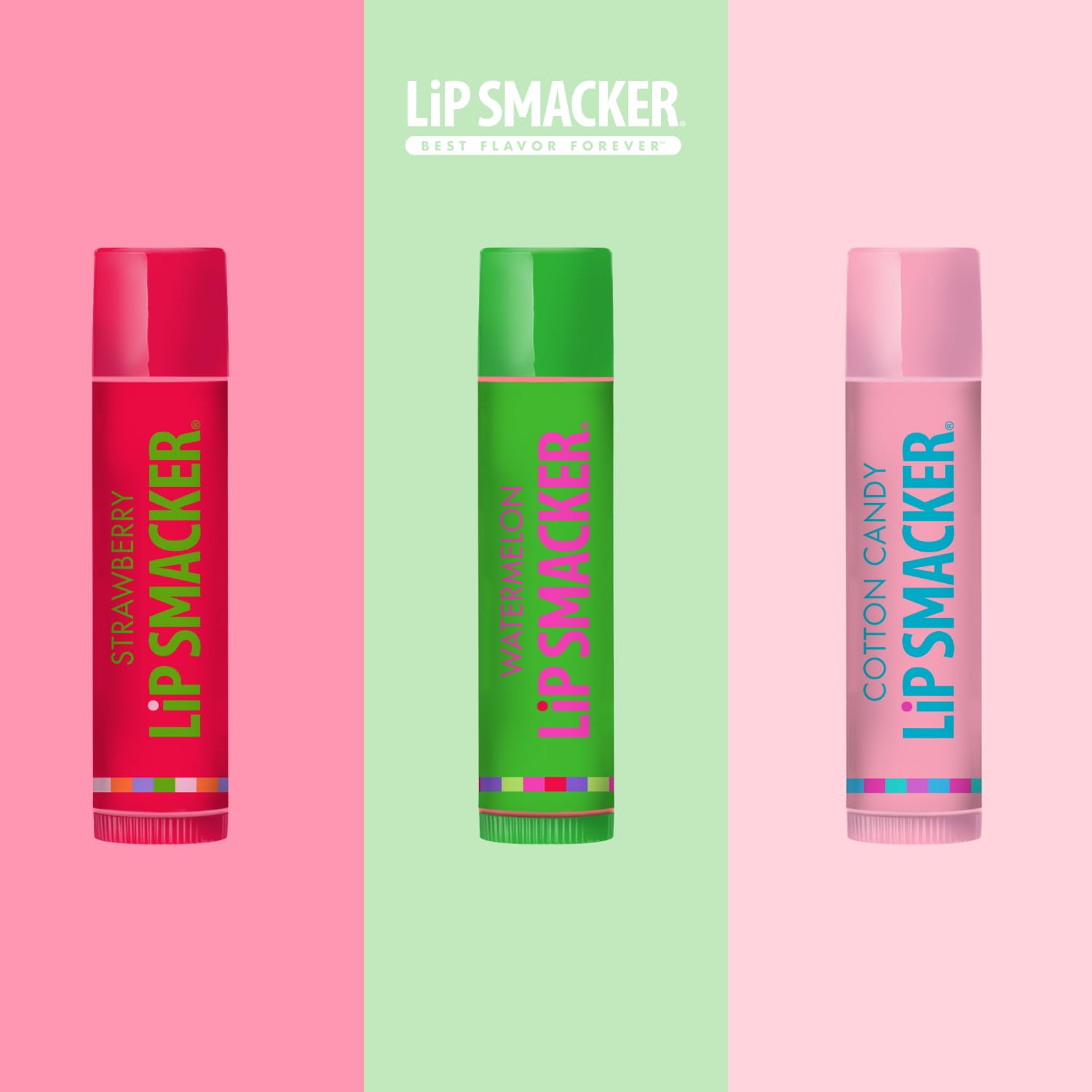 Lip Smacker Dr Pepper flavor balm tube for nostalgic flavor.