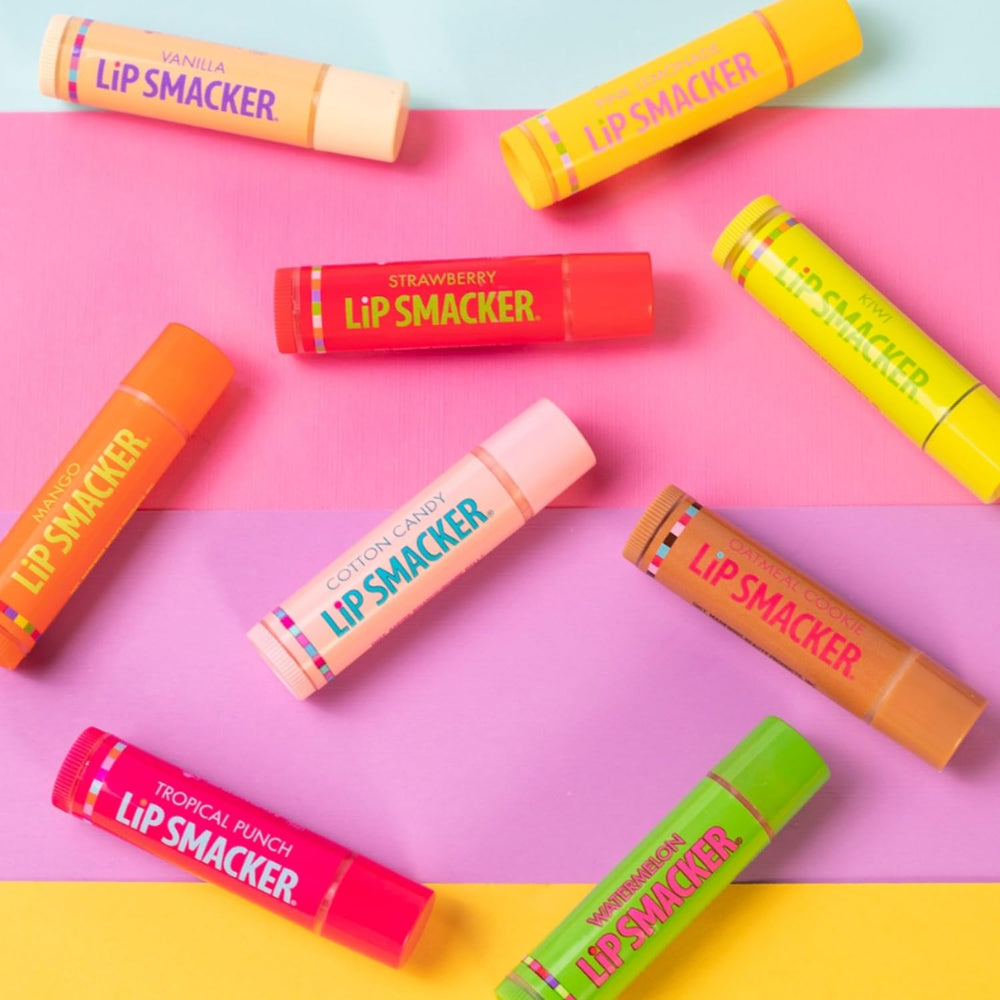 Lip Smacker algodón de azúcar: brillo suave y hidratación ligera.