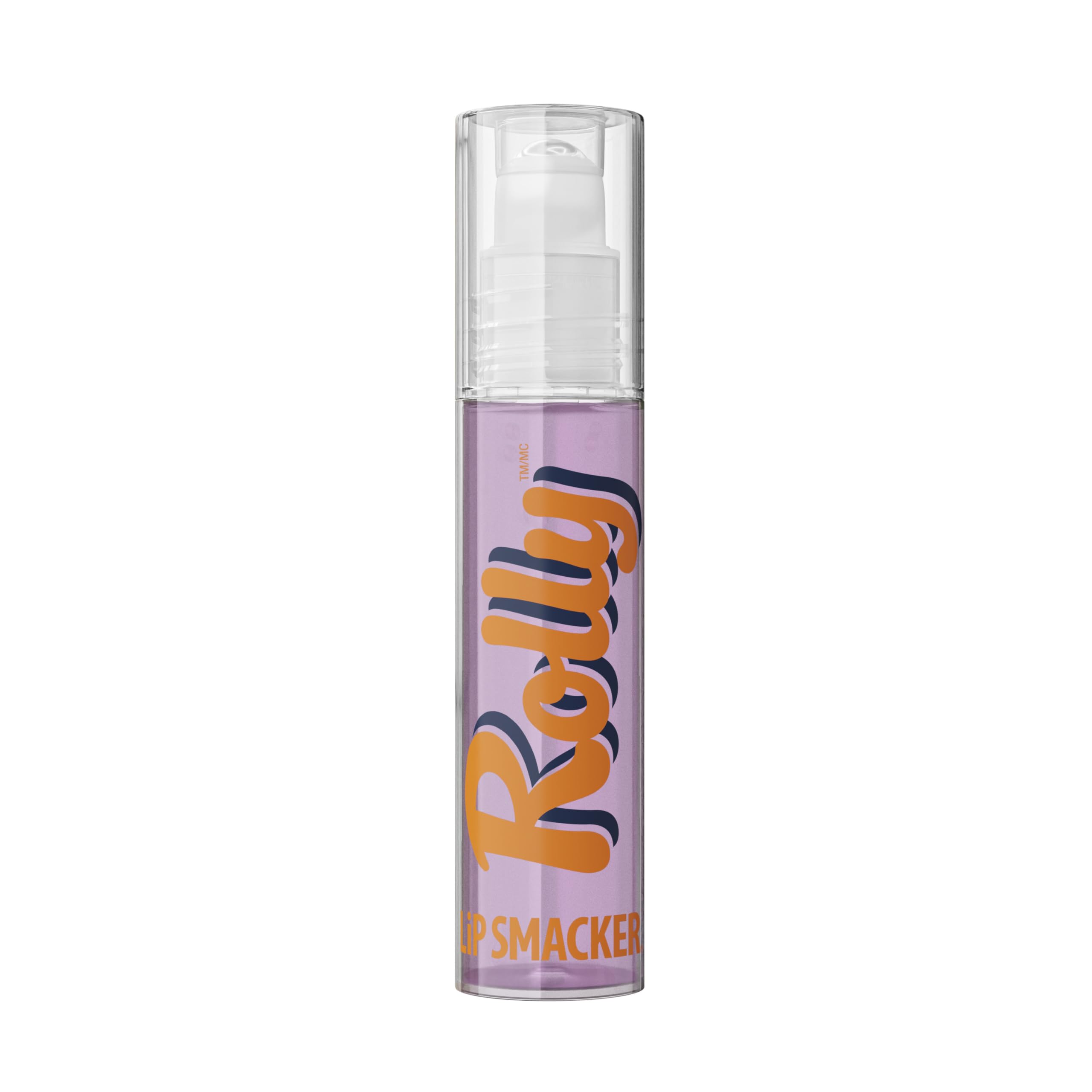 Compact Lip Smacker Rolly gloss packaging for on-the-go use.