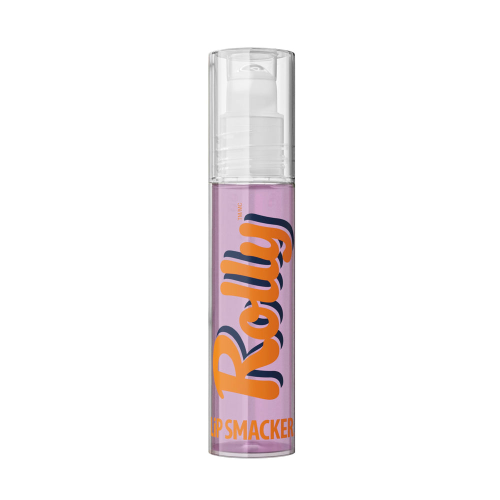 Compact Lip Smacker Rolly gloss packaging for on-the-go use.