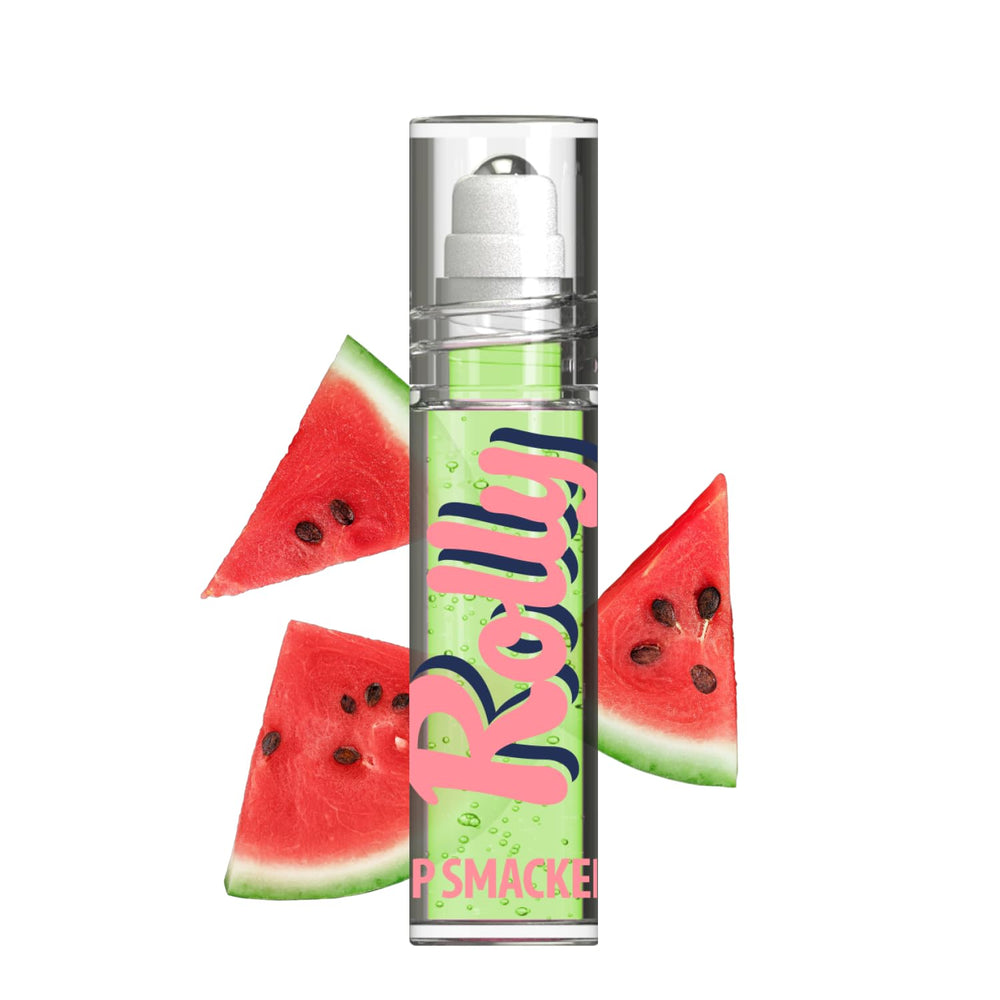 Lip Smacker rolly lip gloss roller-ball applying a cooling, glossy shine.