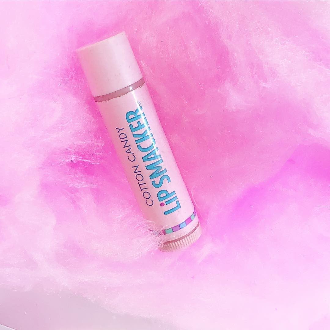 Soft, glossy finish on lips after Lip Smacker application.
