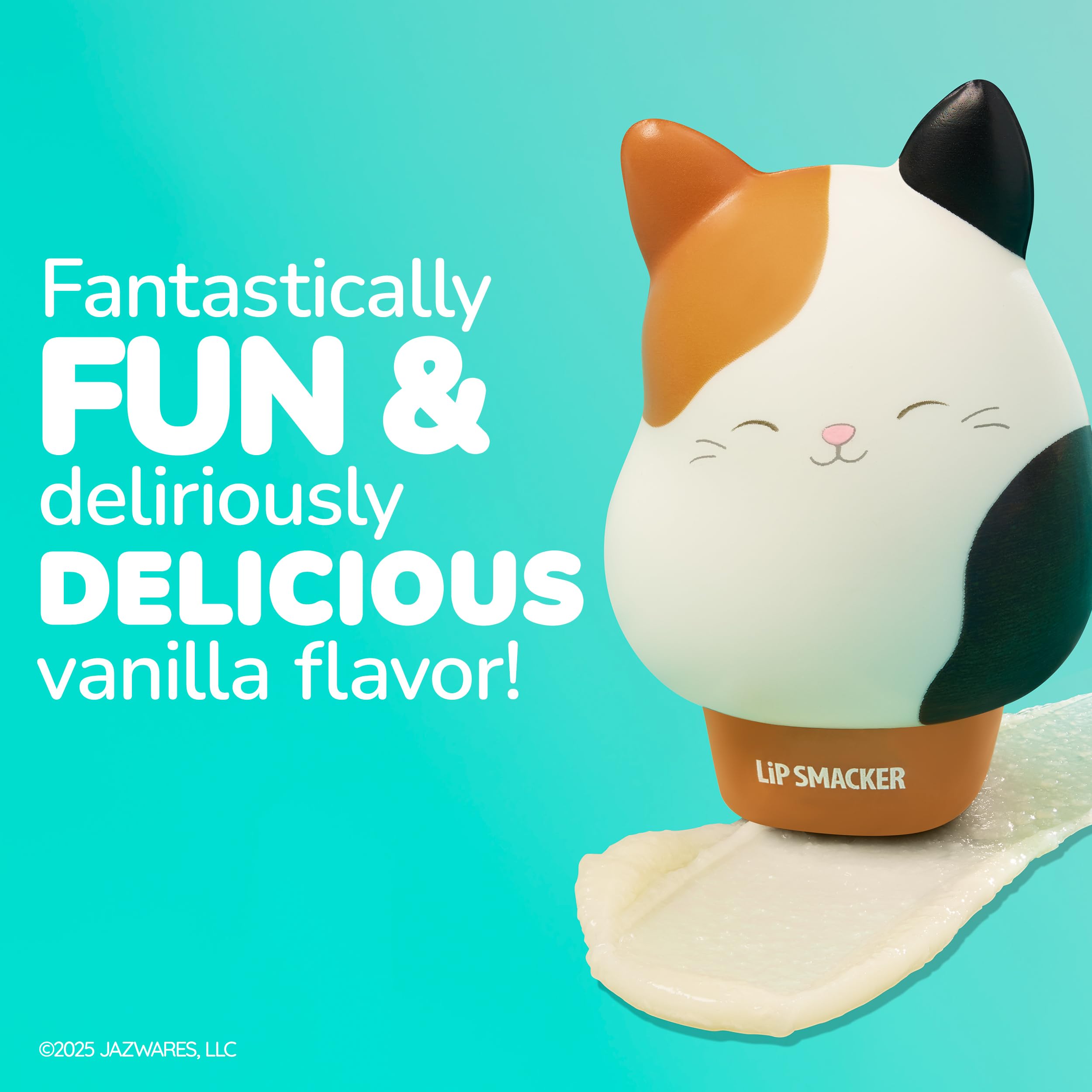 Lip Smacker Squishmallows Cam flavor balm delivers delicious flavor during wear
