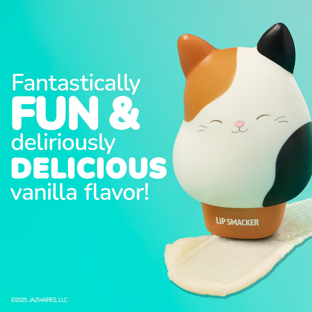 Lip Smacker Squishmallows Cam flavor balm delivers delicious flavor during wear