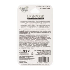 Bálsamo Lip Smacker Sugar Bear con brillo translúcido para labios suaves y brillantes.