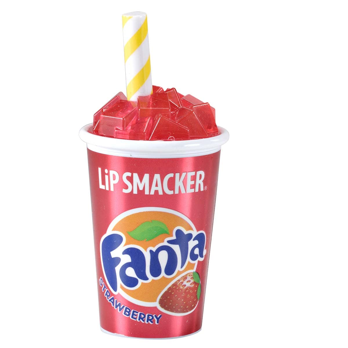 Lip Smackers Coca-Cola bálsamo en taza diseño coleccionable para cuidado diario.
