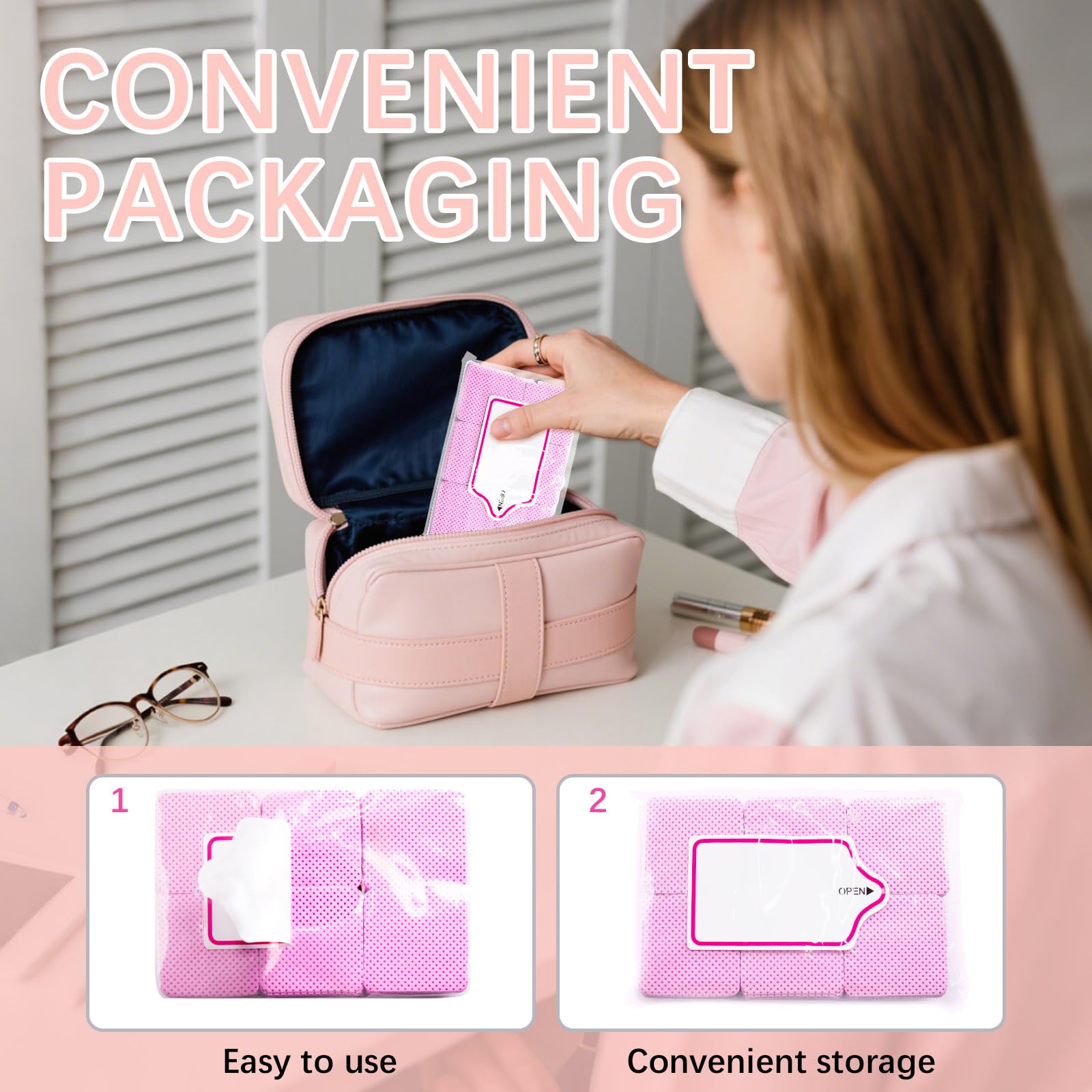 Lipetol material no tejido suave y absorbente para uñas.