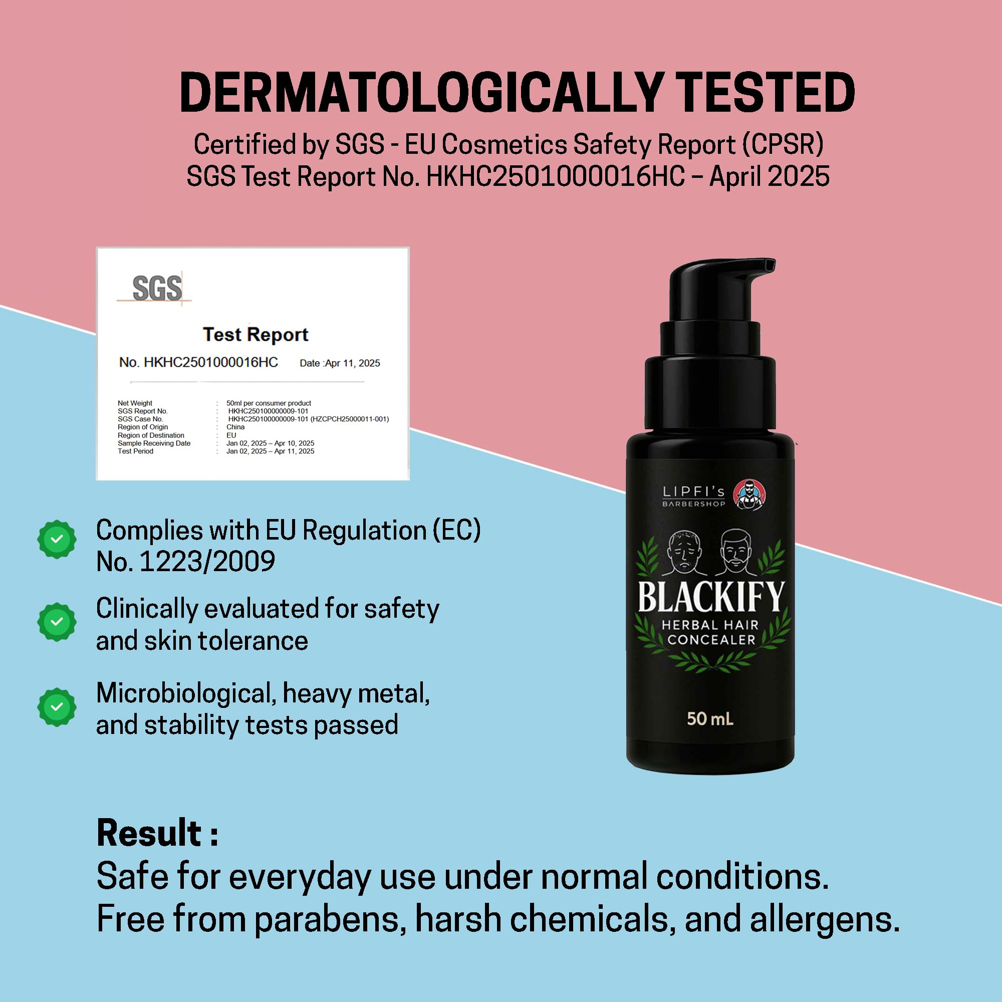BLACKIFY finish lasts through daily activities with water resistance