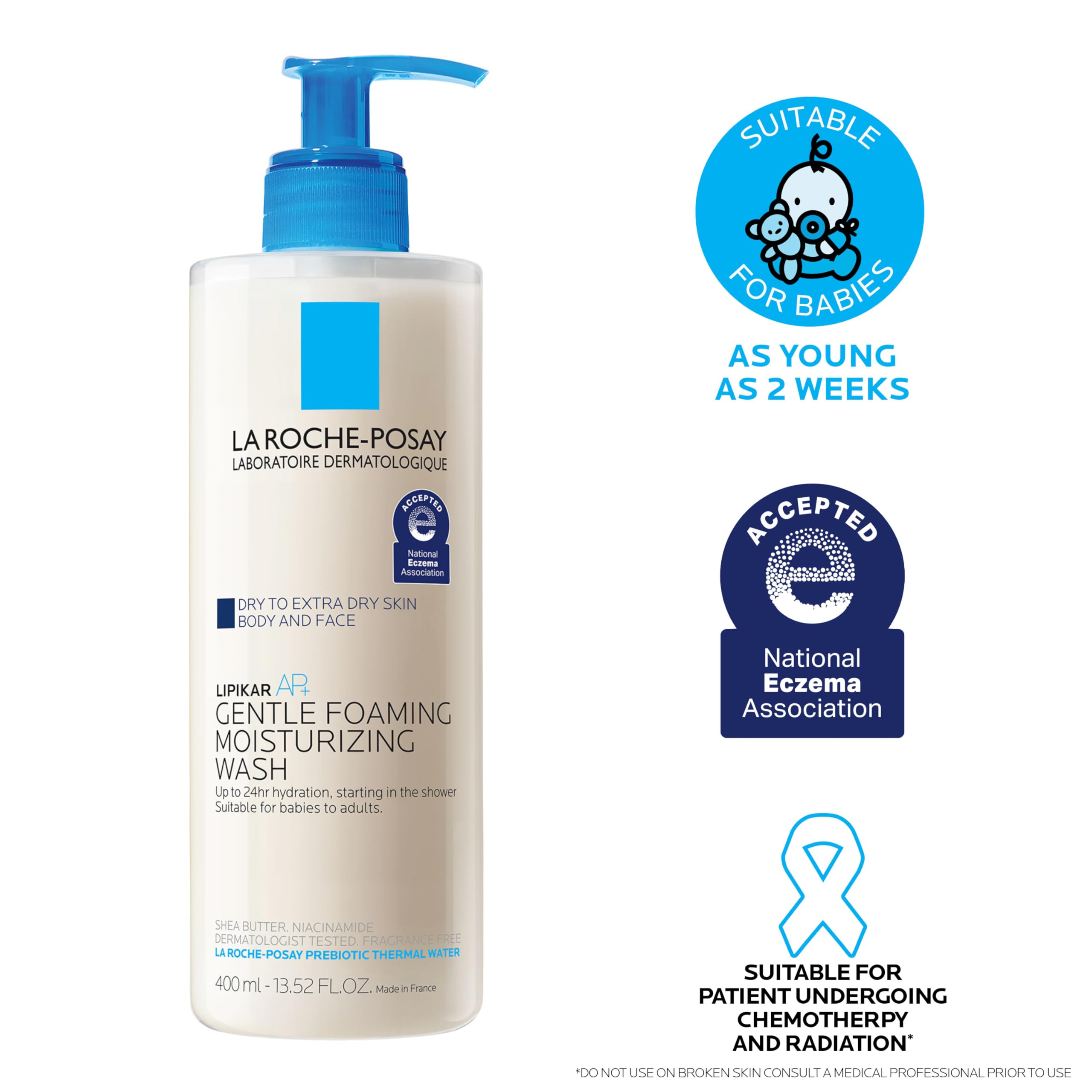 Lipikar AP+ piel sensible cuidado diario para toda la familia.