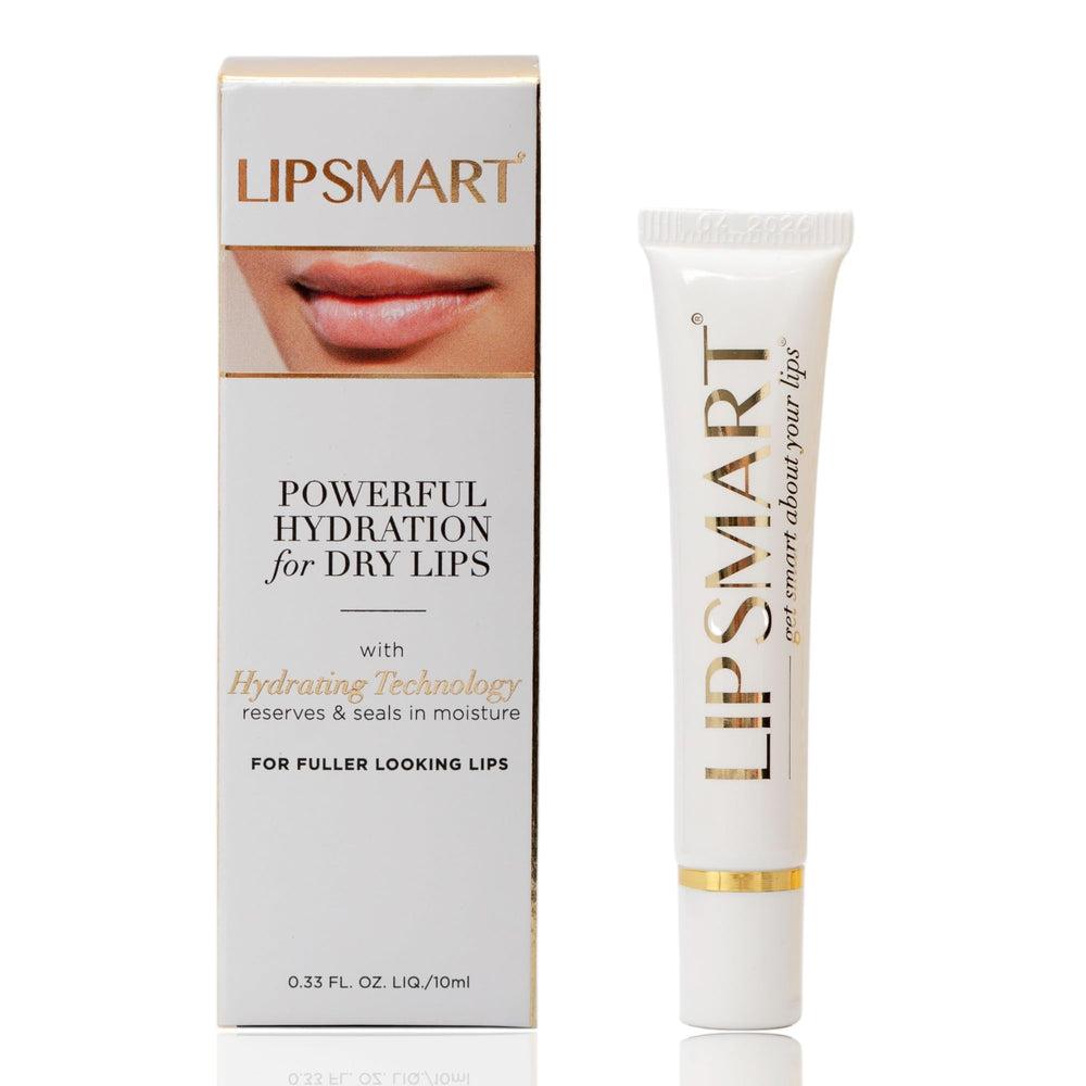 LipSmart Ultra Hydrating Lip Treatment application demonstrates lasting moisture for dry lips.