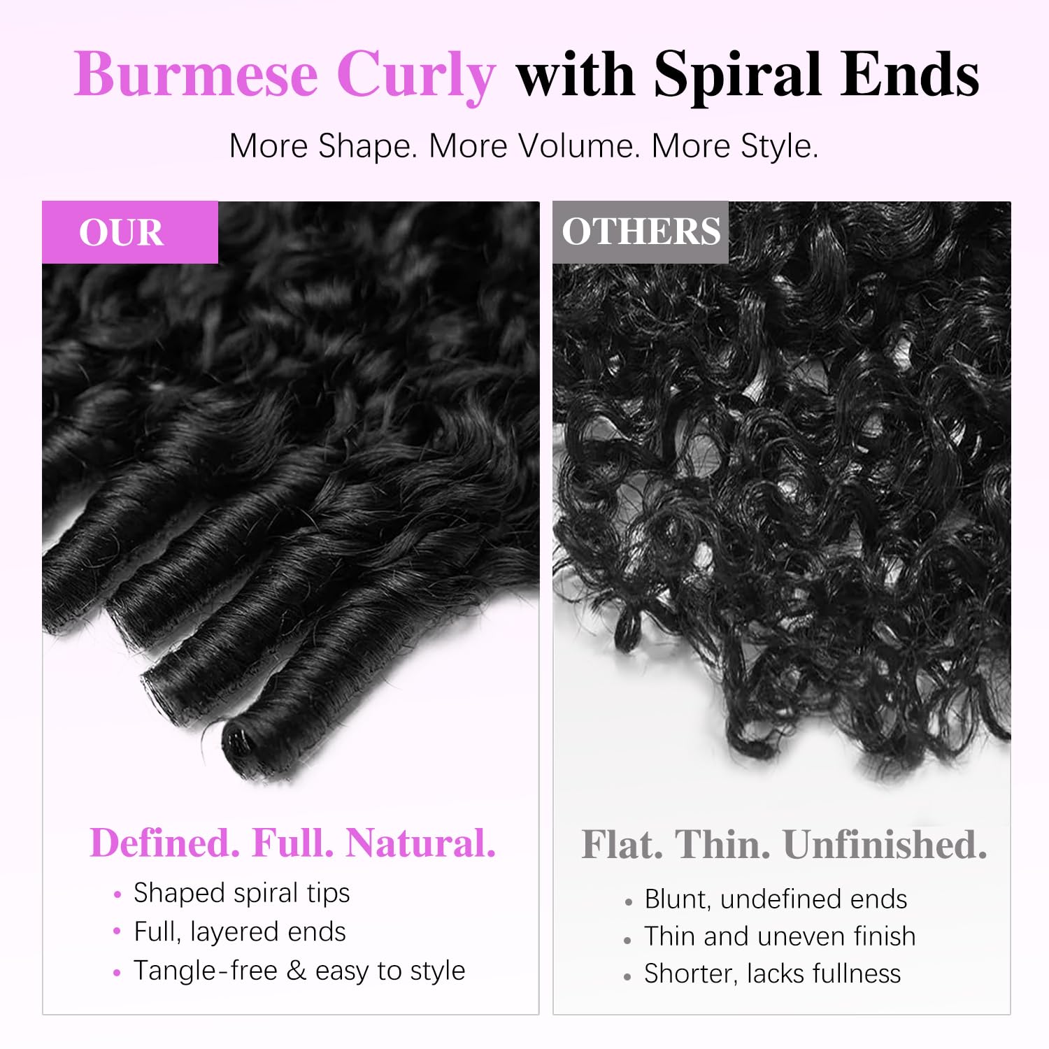 Liqusee 100% human hair behaves like natural hair with heat styling.