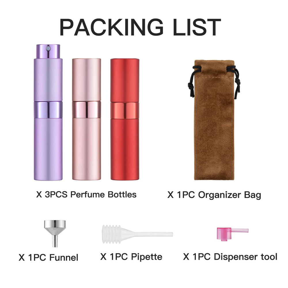 Includes funnels, droppers, and transfer tools for easy filling.