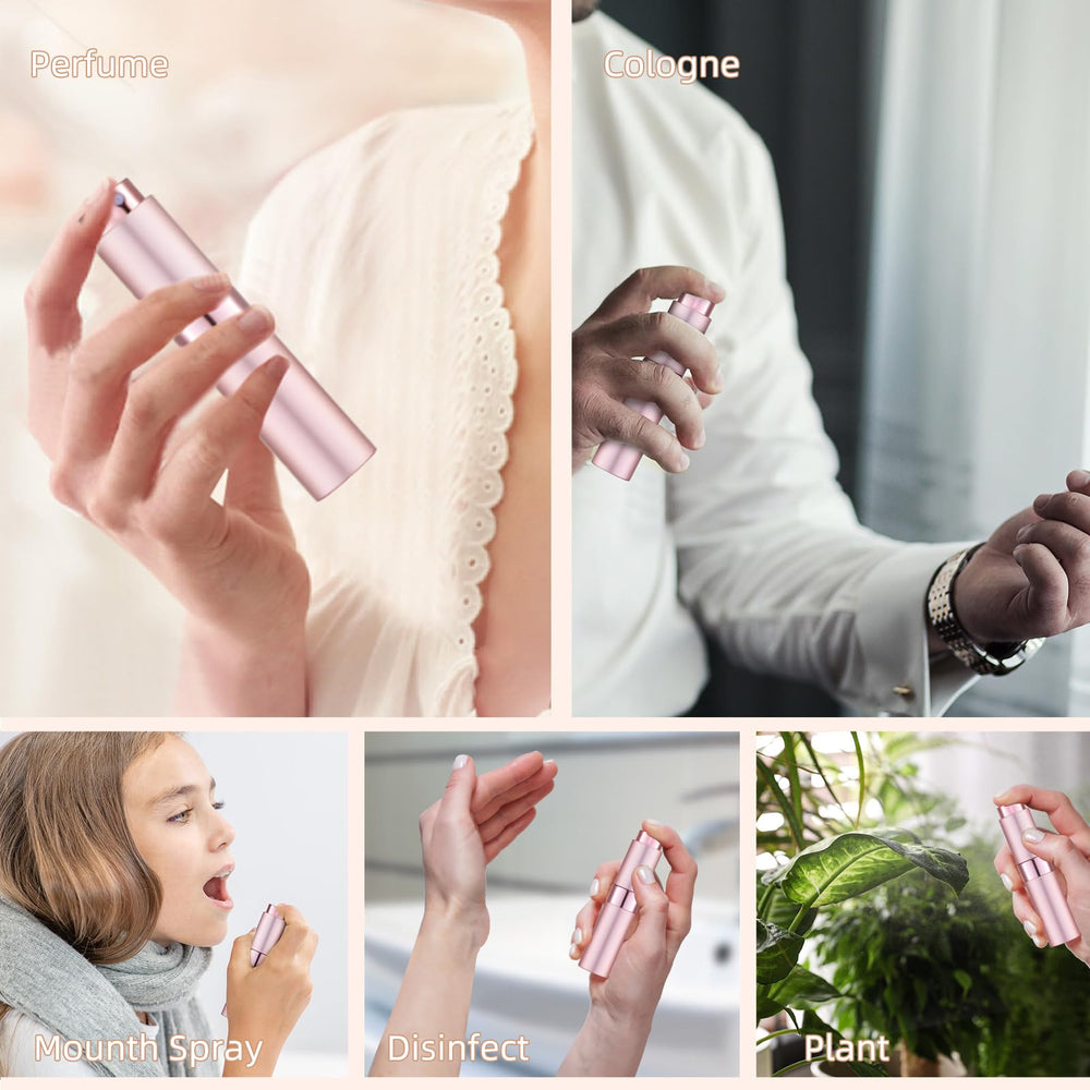 Lisapack 8ml atomizer in purple for discreet travel fragrance.