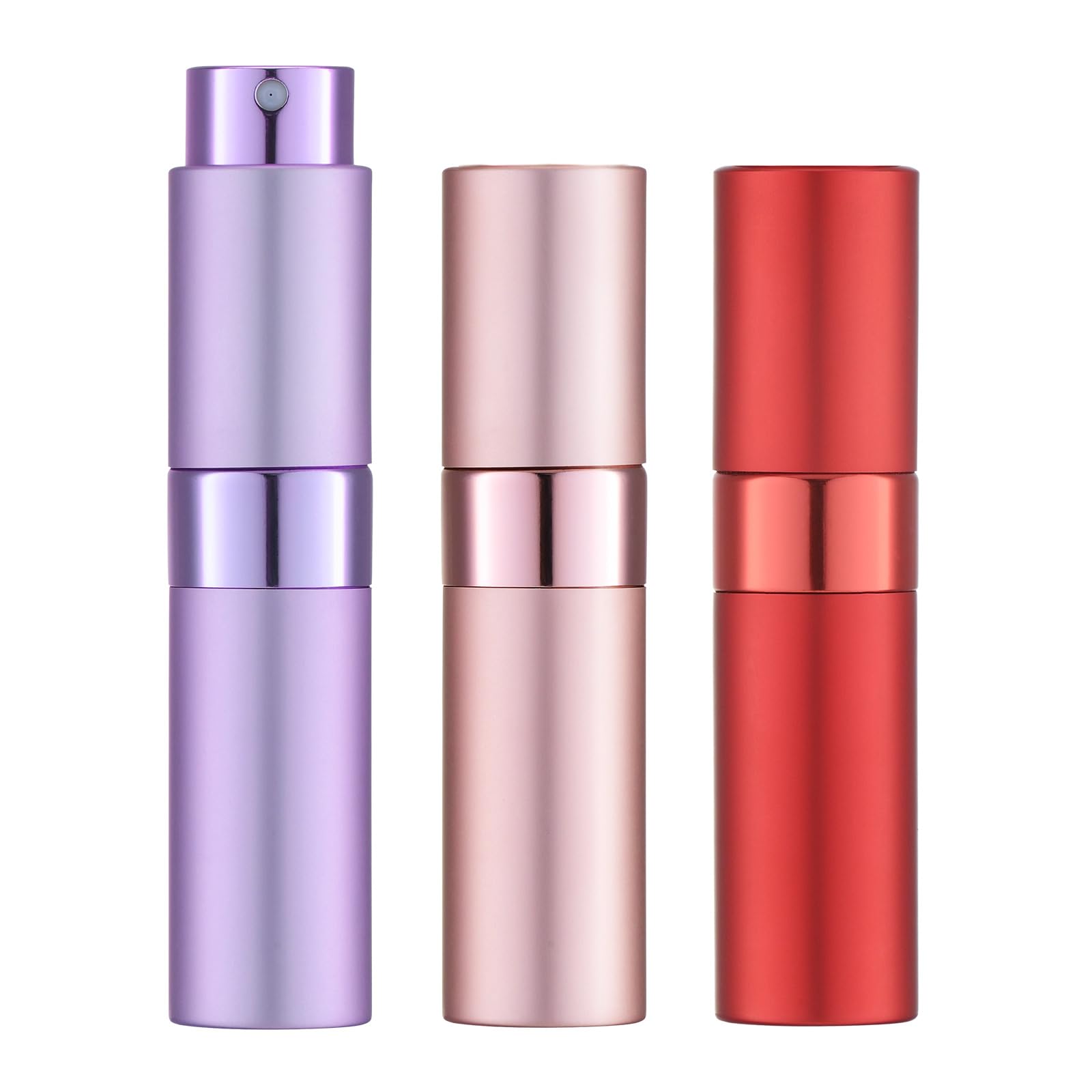 Lisapack 8ml atomizer in red for on-the-go fragrance application.