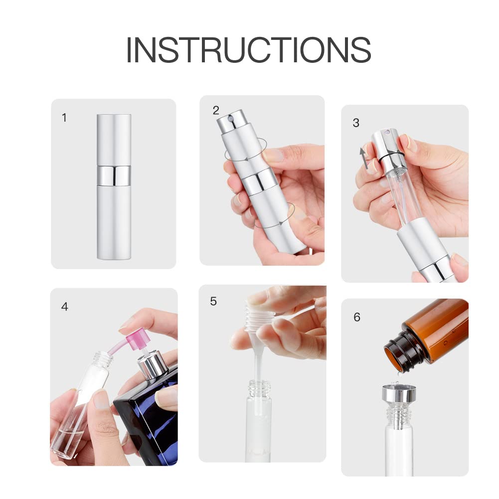 LISAPACK included funnels and droppers for clean refills
