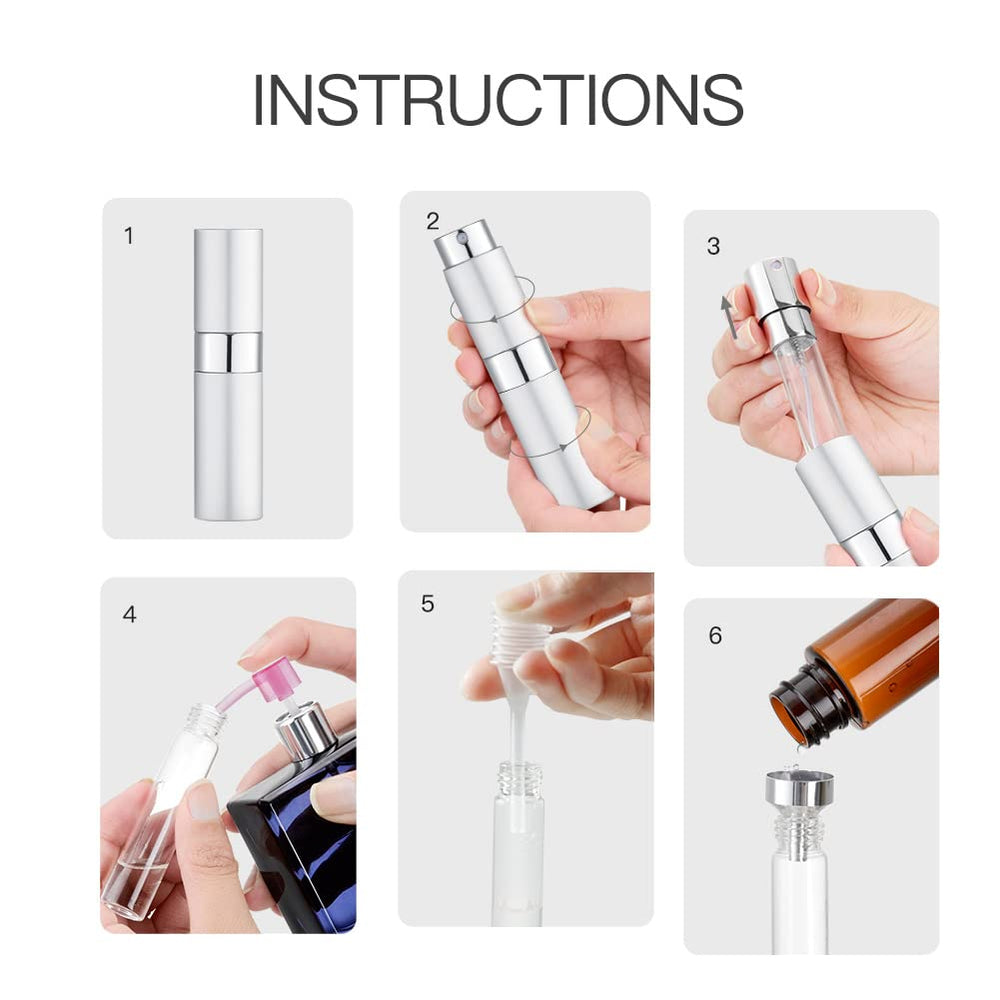 LISAPACK included funnels and droppers for clean refills