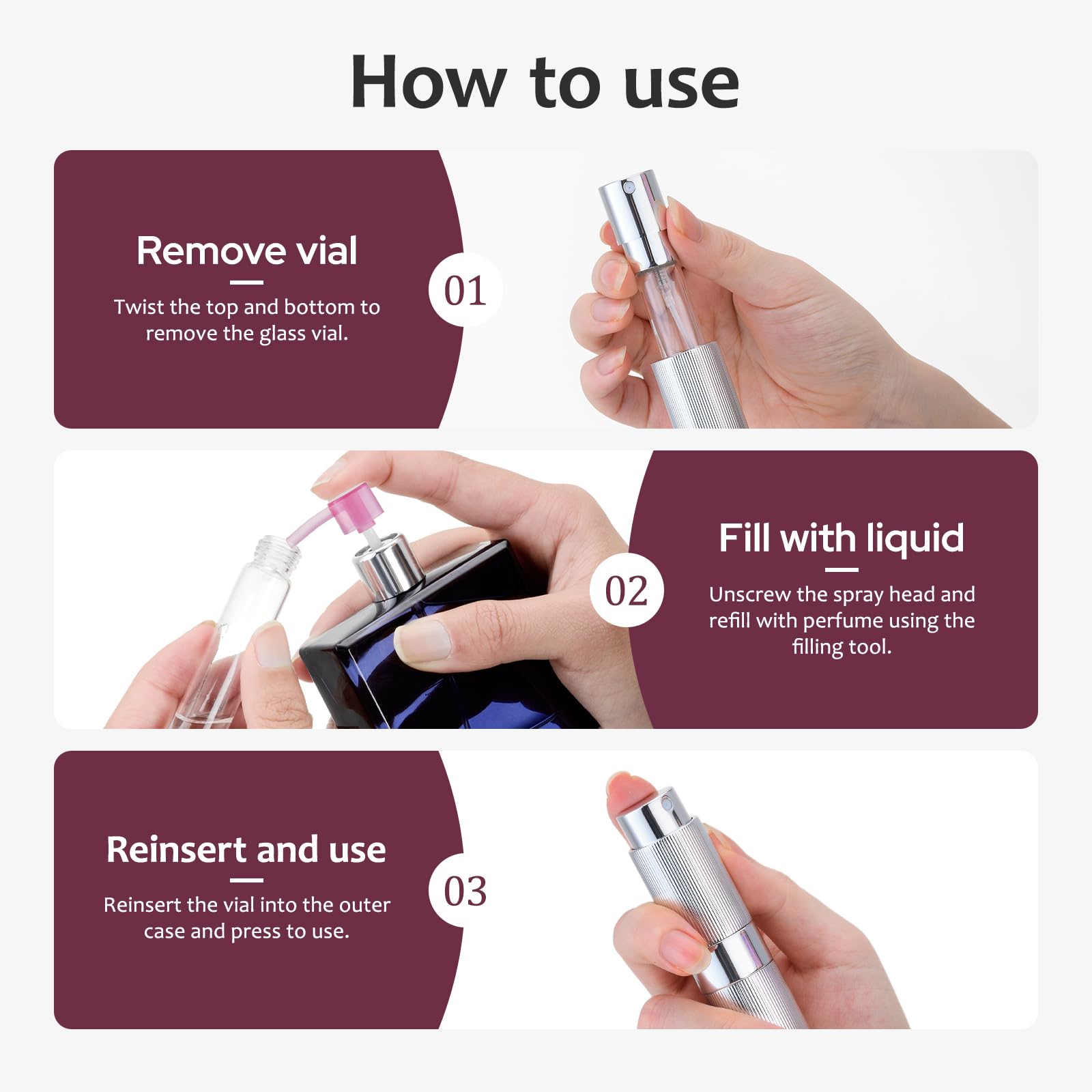LISAPACK compact spray bottle fits in your hand