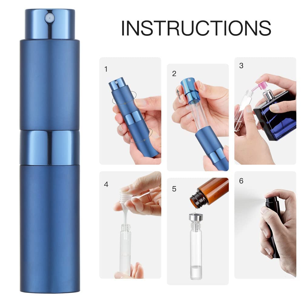 LISAPACK compact travel bag to organize atomizers and tools.