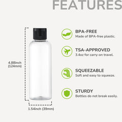 Lisapack leak-proof screw-top bottle ensures secure storage for liquids
