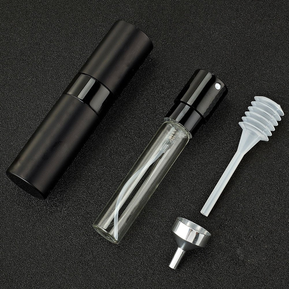 LISAPACK matte black aluminium shell showcases durable travel perfume storage