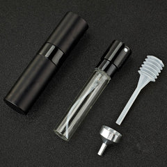 LISAPACK matte black aluminium shell showcases durable travel perfume storage