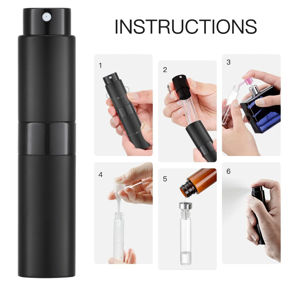 LISAPACK packaging includes funnel, dropper, and transfer tool for versatile filling