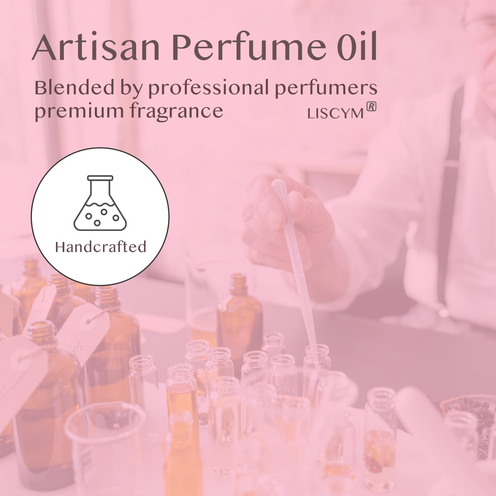 Product packaging display of Liscym pheromones perfume on shelf