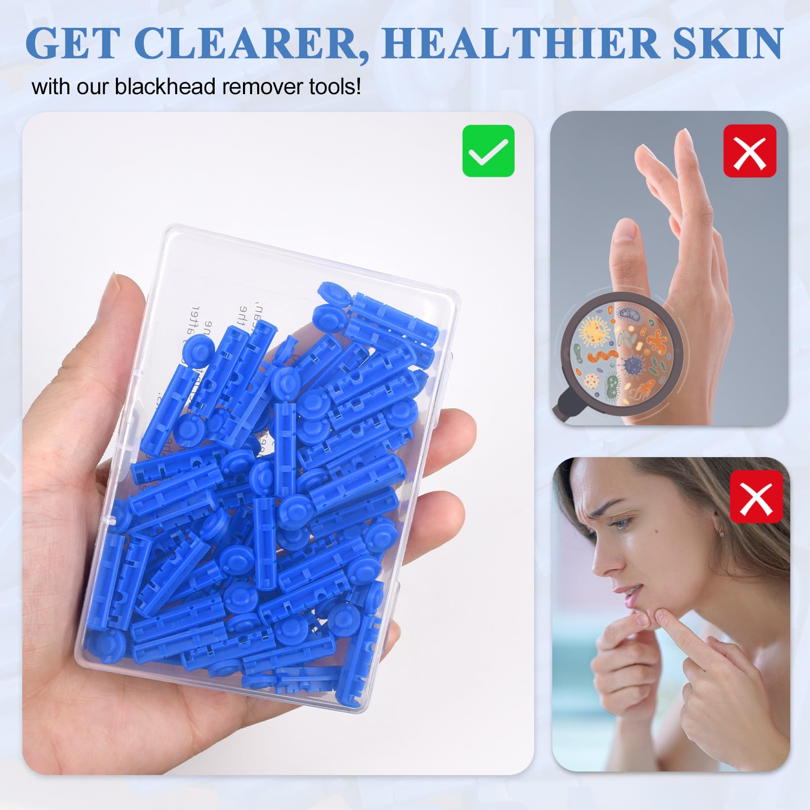 Lishae 70-dots pimple stickers provide hydrocolloid protection and impurity absorption.