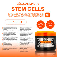 Liss Expert Stem Cells sleek hair finish after treatment with lasting shine.