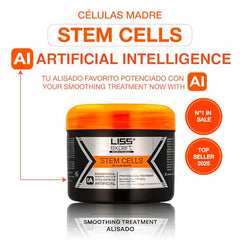 Liss Expert Stem Cells treatment application demonstrates step-by-step use for frizz control.