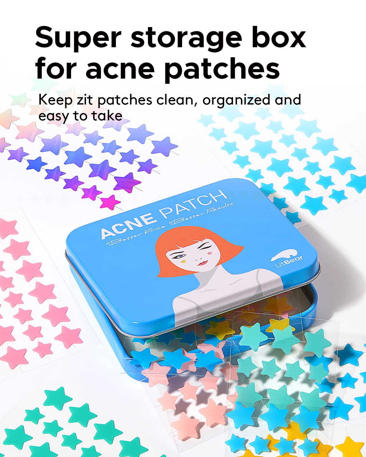 LitBear night-use patch offering discreet, breathable coverage