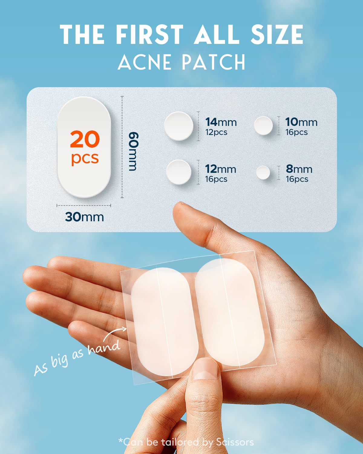 LitBear 8mm patches ideal for small pimples and precise coverage