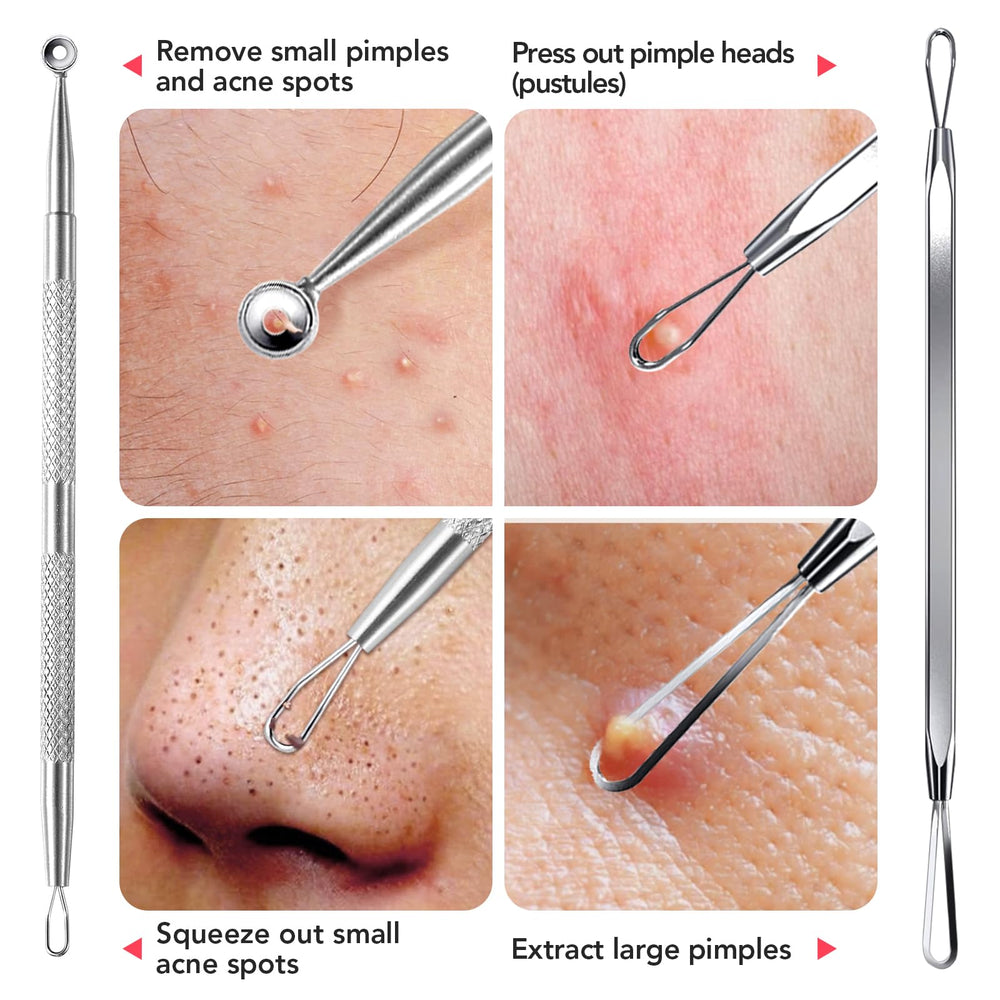 LitBear anti-slip grip handles improve control during gentle blemish care.