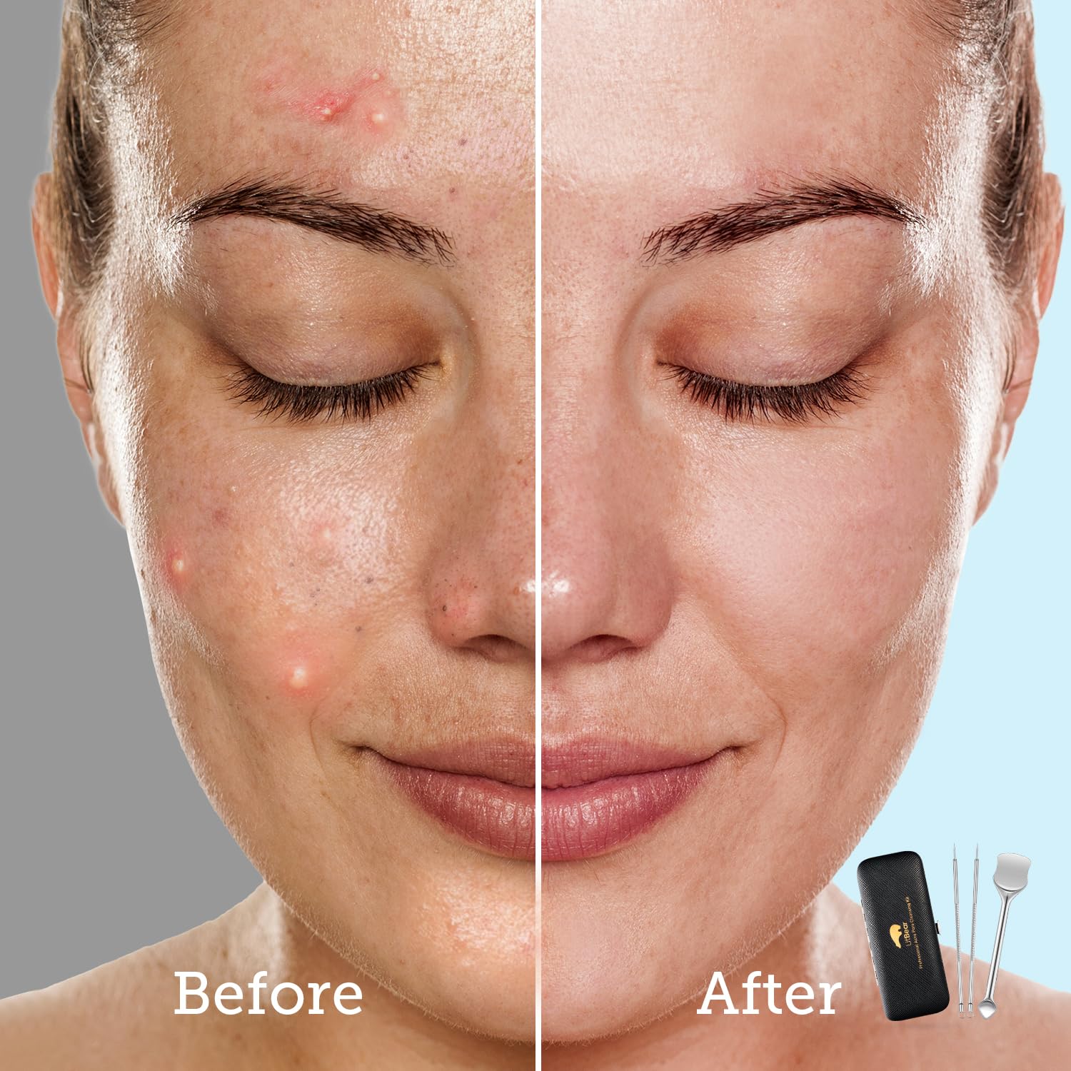 LitBear Pore Prep Kit supports weekly deep cleansing routine.