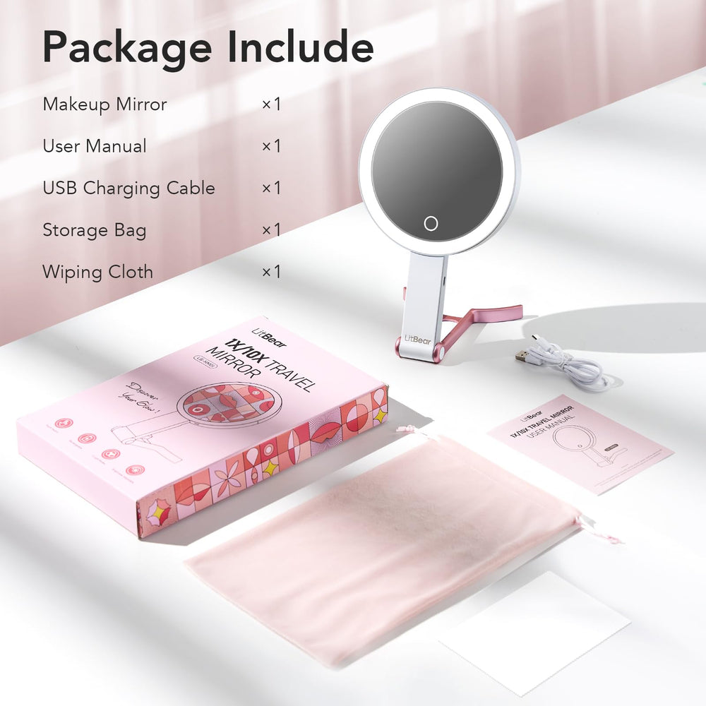 LitBear soft flannel storage bag included for safe packing