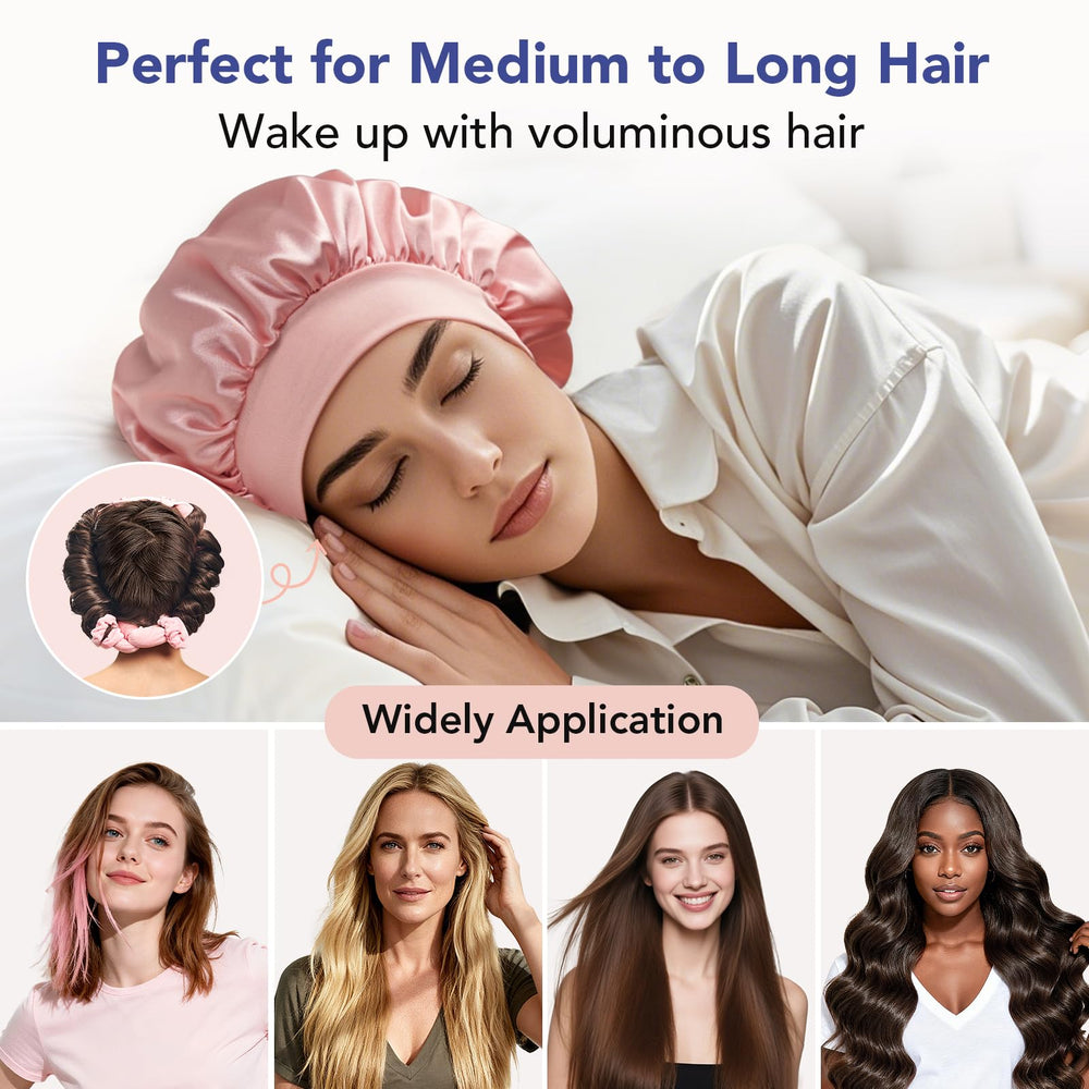 LitBear heatless curls overnight hair clips hold rods in place