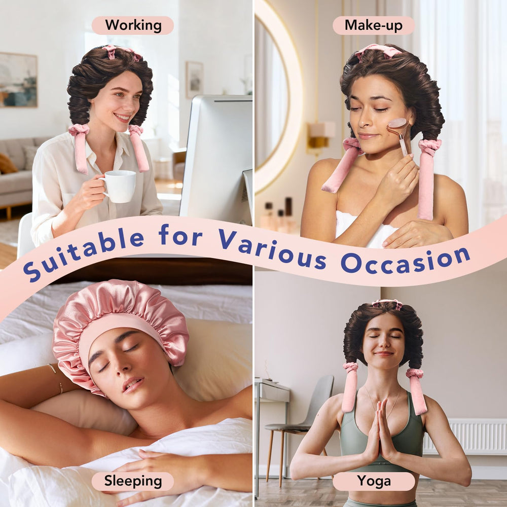 LitBear heatless curls overnight storage bag keeps set organized