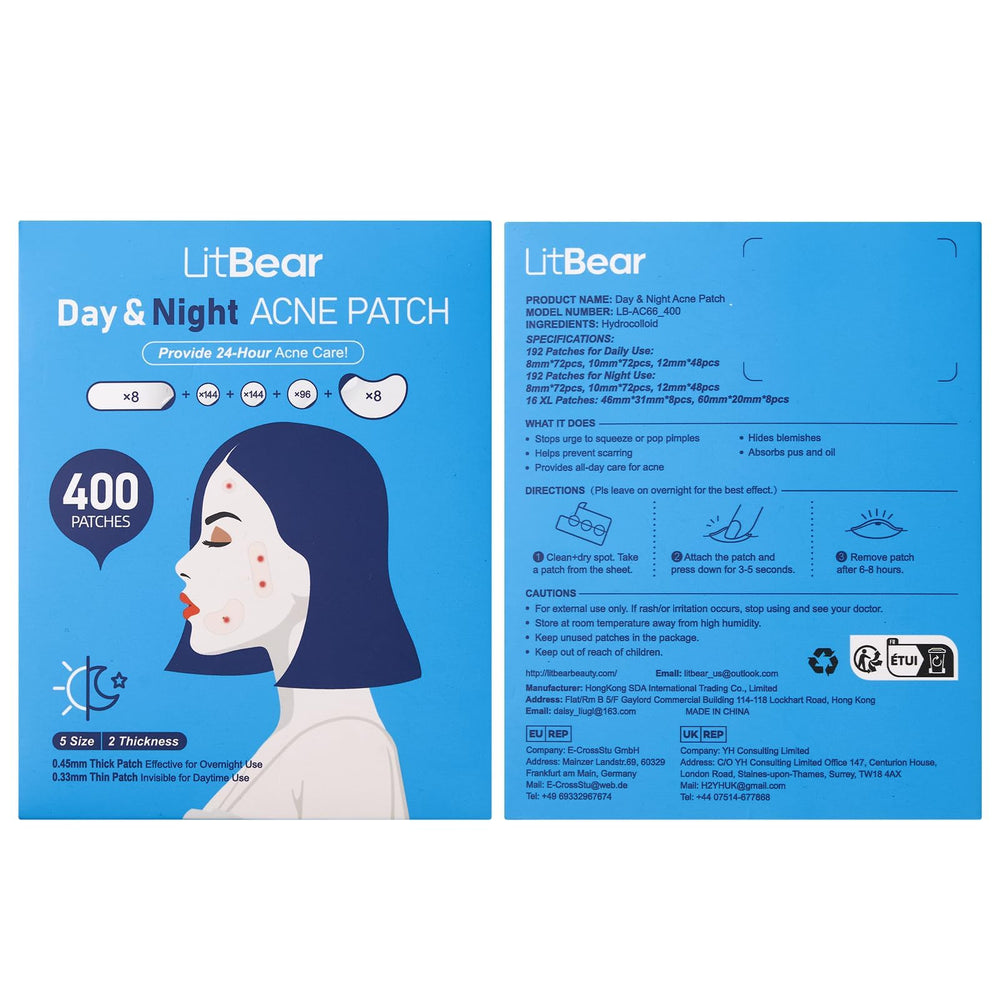LitBear hidrocoloide puro, suave en piel sensible para uso diario.