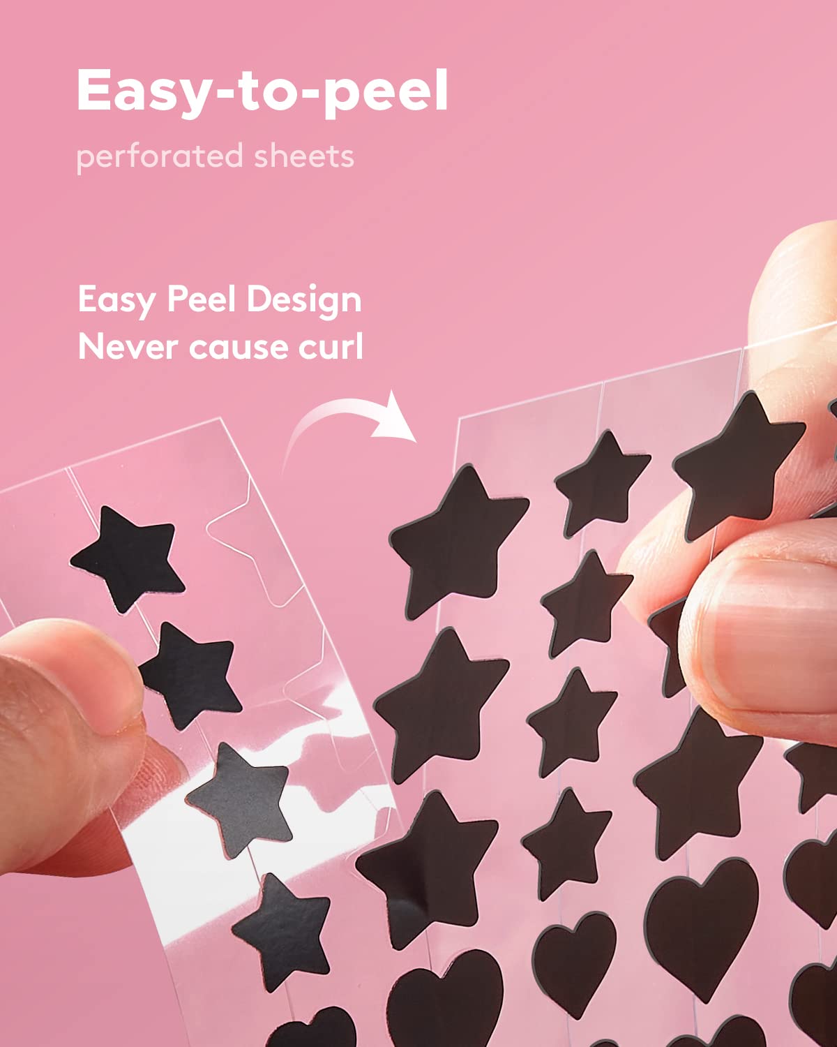 Hydrocolloid LitBear patch absorbing fluid to flatten pimples overnight