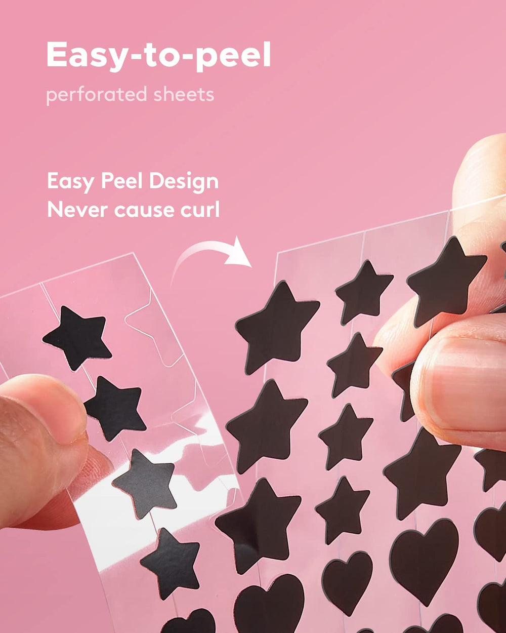 Hydrocolloid LitBear patch absorbing fluid to flatten pimples overnight