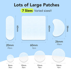 LitBear 10mm patch for moderate pimples with gentle hydrocolloid protection.