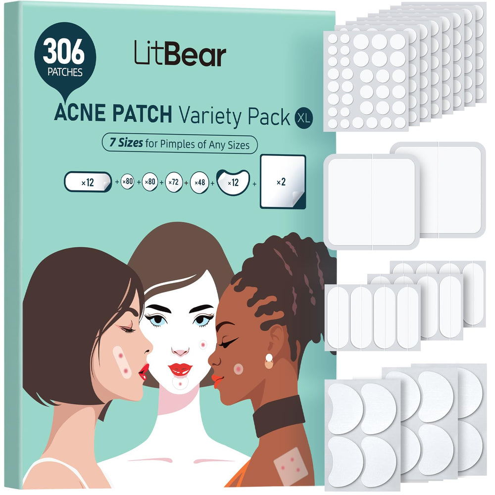 LitBear parche 8mm para espinillas, absorbente y cómodo en zonas pequeñas
