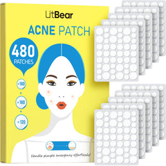 LitBear parches acne caja-480-unidades para cobertura total de imperfecciones