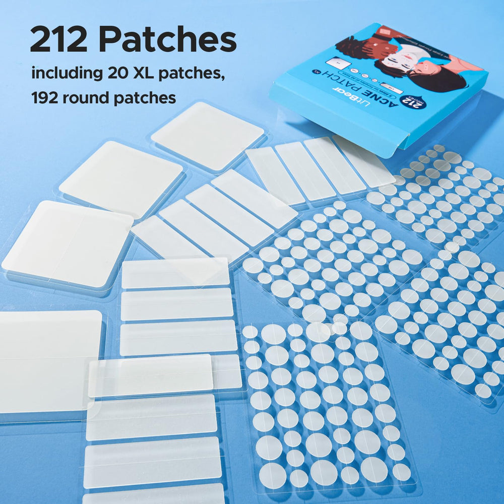 LitBear pimple patch 60x20mm slim strip fits narrow areas.