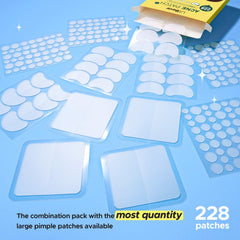 LitBear Pimple Patches pack back view showcasing compact packaging