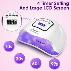 Liteland UV Gel Nail Lamp interior open chamber for even curing