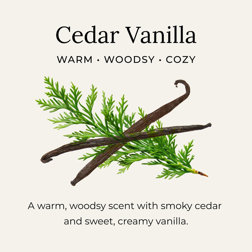Little Seed Farm aceites esenciales Cedar Vetiver, aroma natural y refrescante.