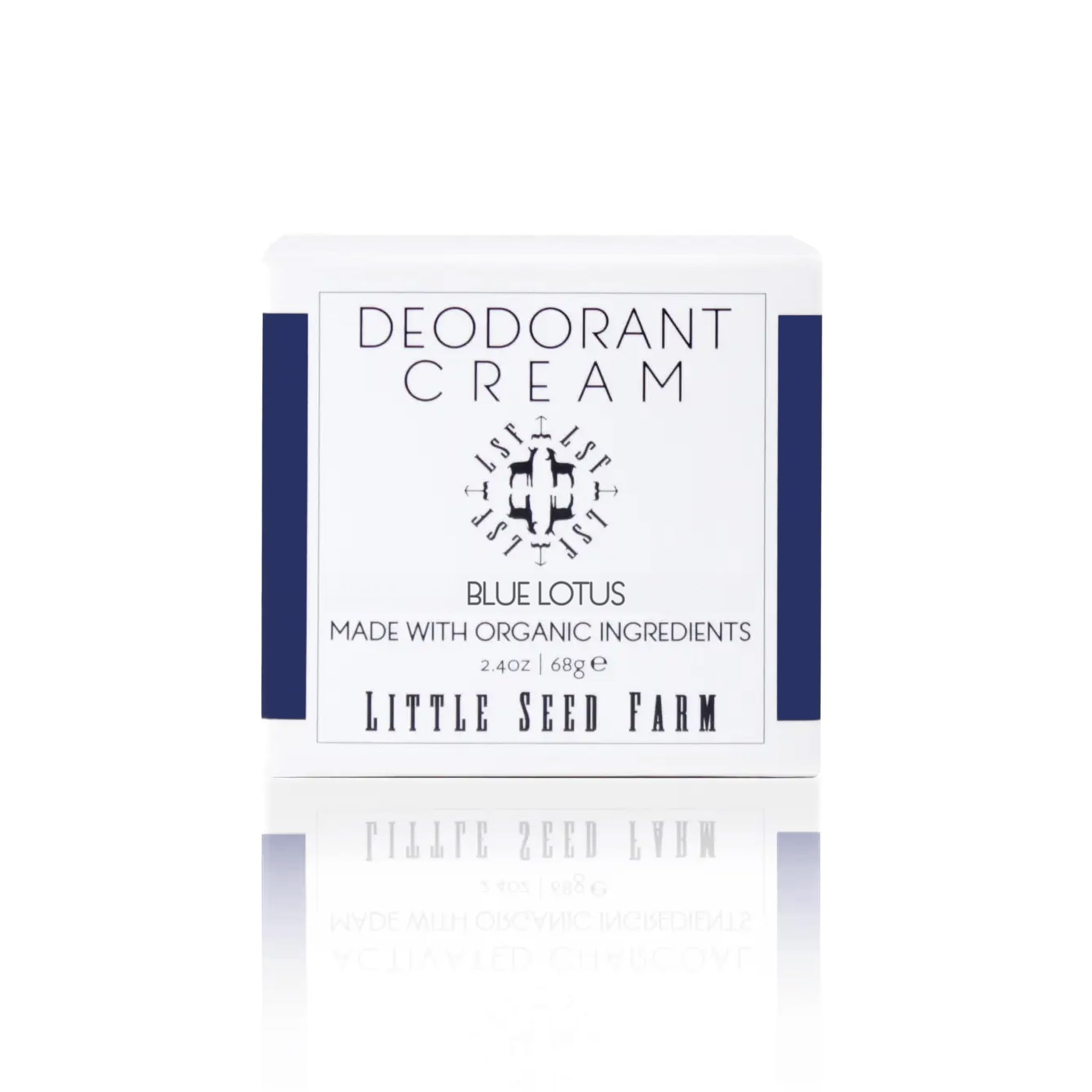 Little Seed Farm desodorante crema loto azul, aroma suave para piel sensible.