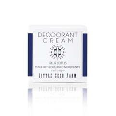 Little Seed Farm desodorante crema loto azul, aroma suave para piel sensible.